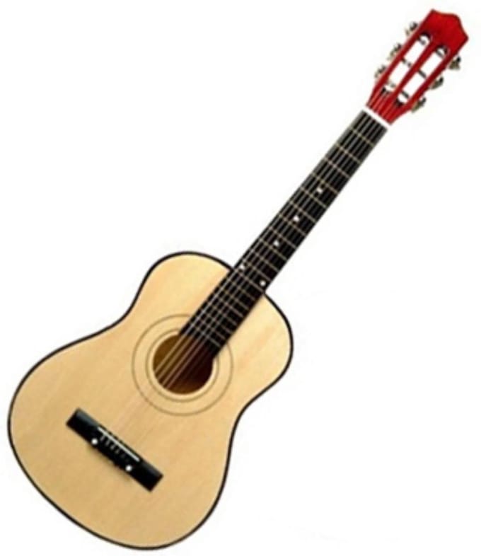 Playwood Speelgoedgitaar extra groot 80 cm