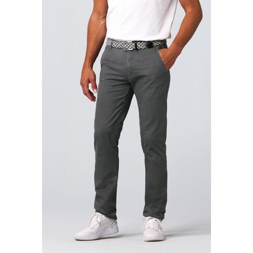 Meyer Broek Roma Uni Micro Texture Subtle Stretch Grijs / male