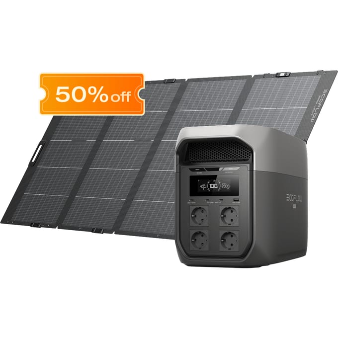 EcoFlow DELTA 3 Max Series Solar Generator (PV400W)