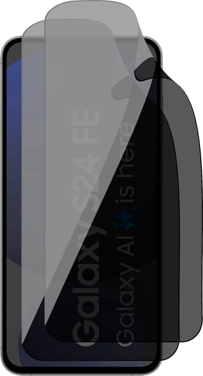 Privacy Screenprotector geschikt voor Samsung Galaxy S24 FE - 2x FlexGuard Screen Protector