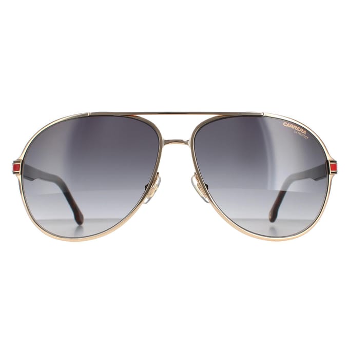 Carrera Aviator unisex goud Havana donkergrijze gradiënt 1051/s