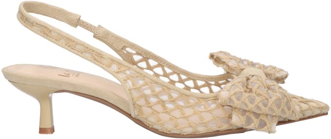 La Strada Slingback Beige Mesh - Damesschoenen - Maat - 38