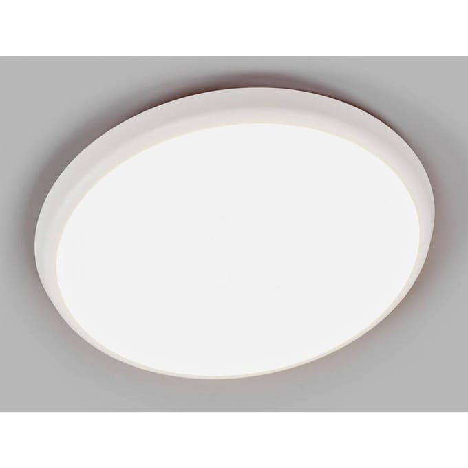 Arcchio - LED plafondlamp - 1licht - Polycarbonaat - H: 4 cm - wit - Inclusief lichtbron