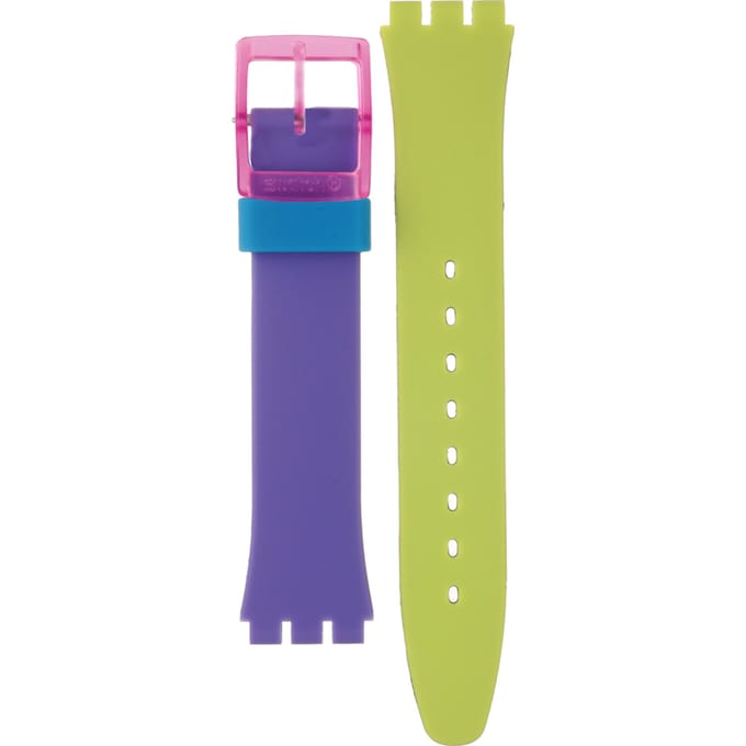 Swatch Plastic - Originals Medium (34mm) /Access/Solar/Musicall/Stop - G/SK/SL/SR/SS/SO28 AGP143 GP143 Circle In A Circle Horlogeband
