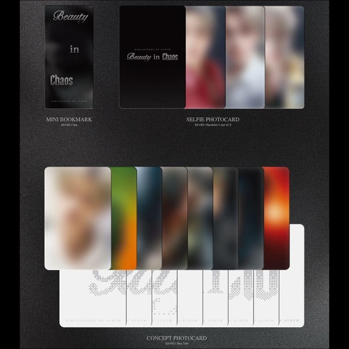 KIM JAE JOONG (JJJ) - Schoonheid in Chaos (kiwee Ver.) 1EA black