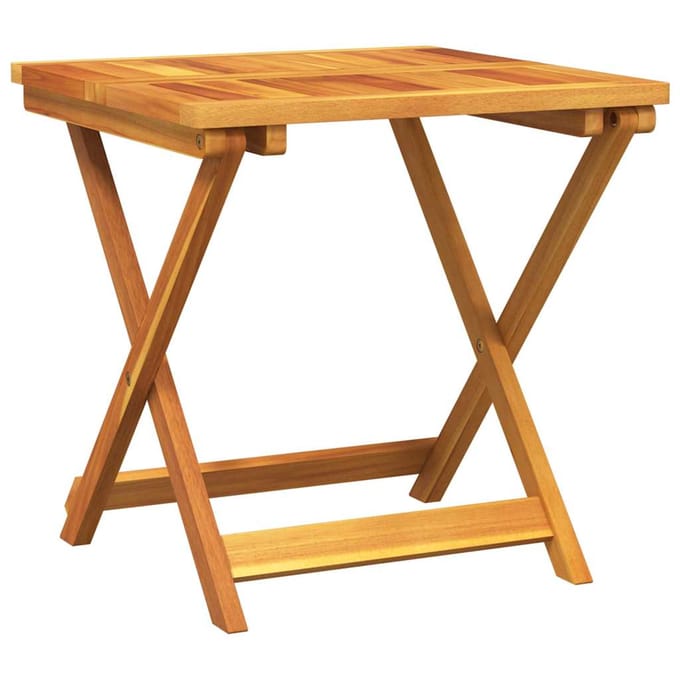 vidaXL - Tuintafel - inklapbaar - 50x50x50 - cm - massief - acaciahout
