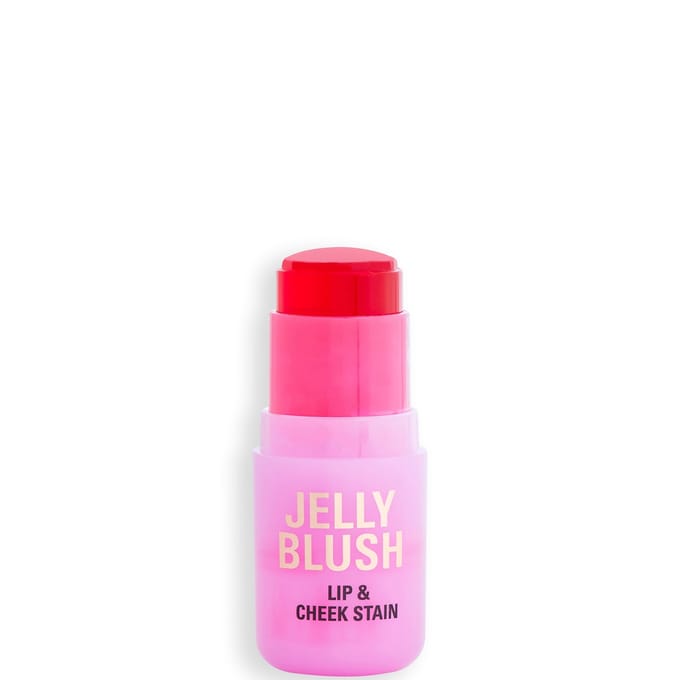 Revolution Jelly Blush Tint Sticks Strawberry Pink 5.5 g