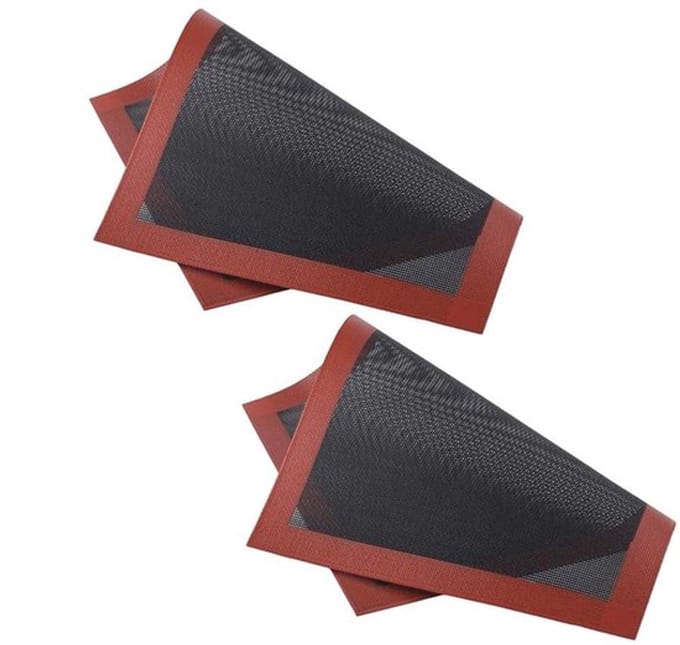 Allecto - Bakmat siliconen - Antiaanbak - Herbruikbaar - Rood