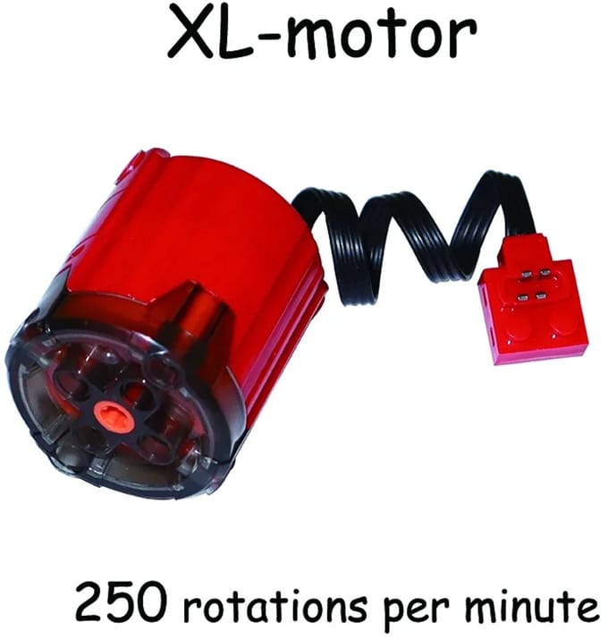 Power Function XL Motor Highspeed 250 rotations Serie 8882 - Compatible met Grote Merken