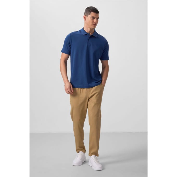 Heren Rechtonde Gabardin Chino's