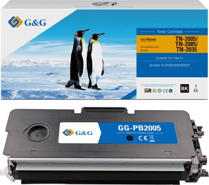 G&G Brother TN2005 - Huismerk Toner - Zwart