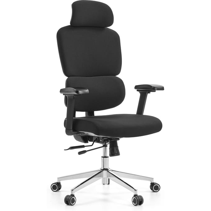 Ergomy F 2 | Stof | Frame: Zwart - Professionele bureaustoel Zwart