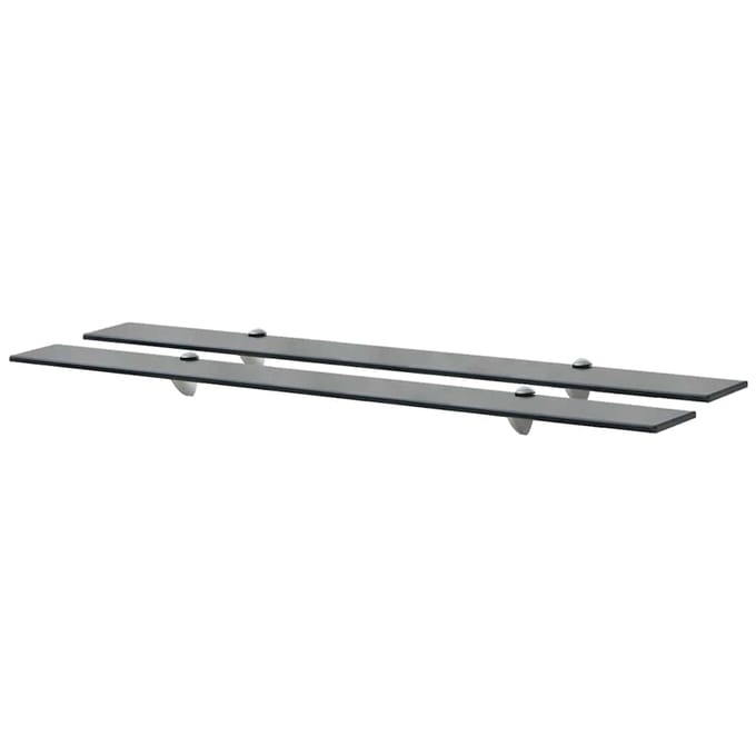 vidaXL - Schappen - zwevend - 2 - st - 100x20 - cm - 8 - mm - glas