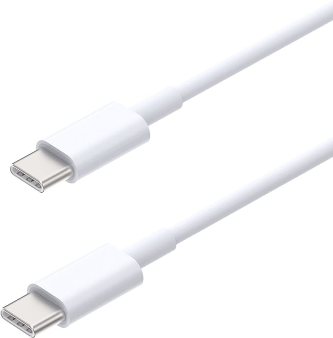 USB-C naar USB-C Kabel 3 Meter USB 3.1 - 1 Meter - Type C Kabel geschikt voor:Samsung - USBC Oplader Kabel - USB C Datakabel - Kabel - Opladerkabel USB-C - Wit