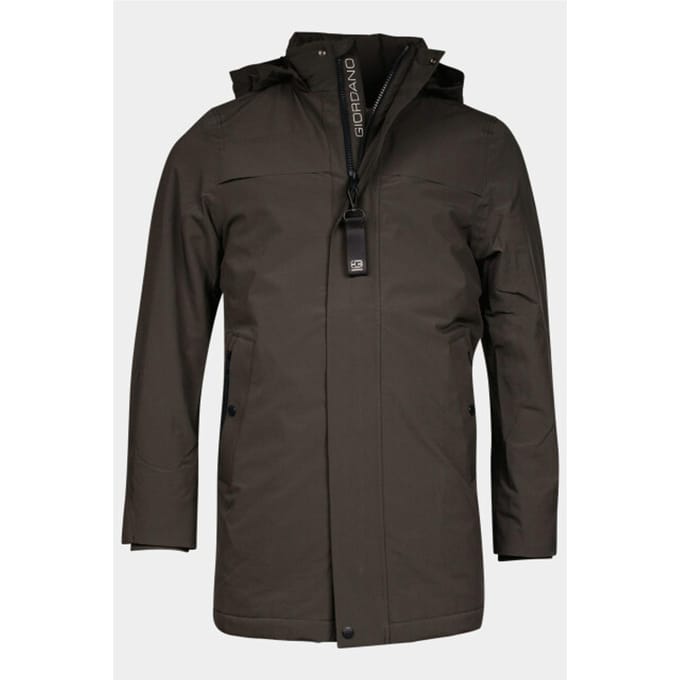 Giordano Jack Peppe Packable Parka Lightweight Water Windproof Moss / male