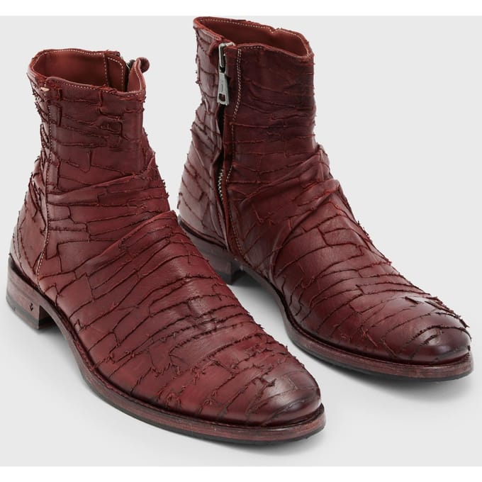 John Varvatos Morrison Sharpei Boot Wine Maat: 10.5 | Laarzen Outlet | Heren
