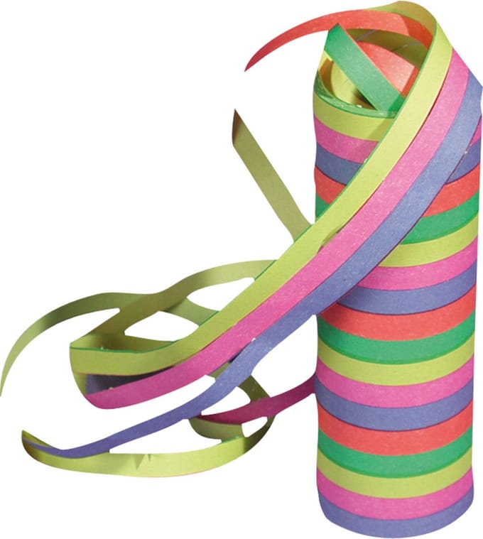 Boland - Papieren serpentines Party brandvertragend Multi - Verjaardag, Kinderfeestje, Carnaval
