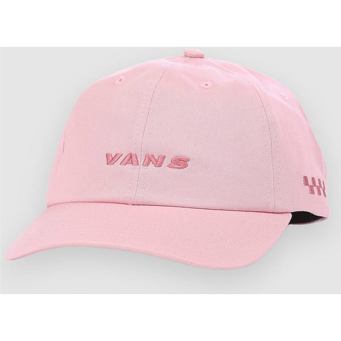 Vans Check Side Curved Bill Jockey Cap roze
