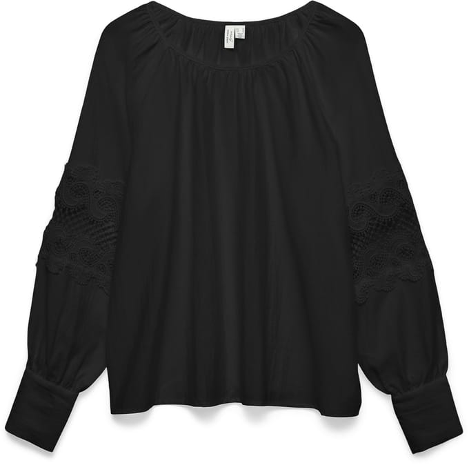 VERO MODA - VMINDIRA L/S TOP WVN BTQ - Dames - Blouses