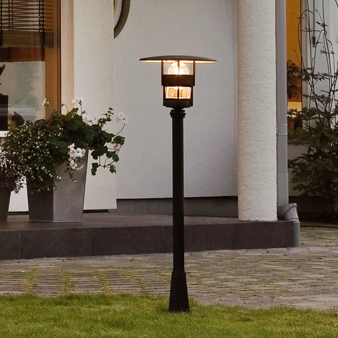 Konstsmide Mastlamp Freja, zwart