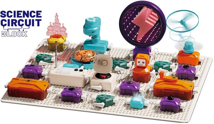 BLD Wetenschap & Spel Elektro Experimenteerset 62 delig voor 450+ experimenten