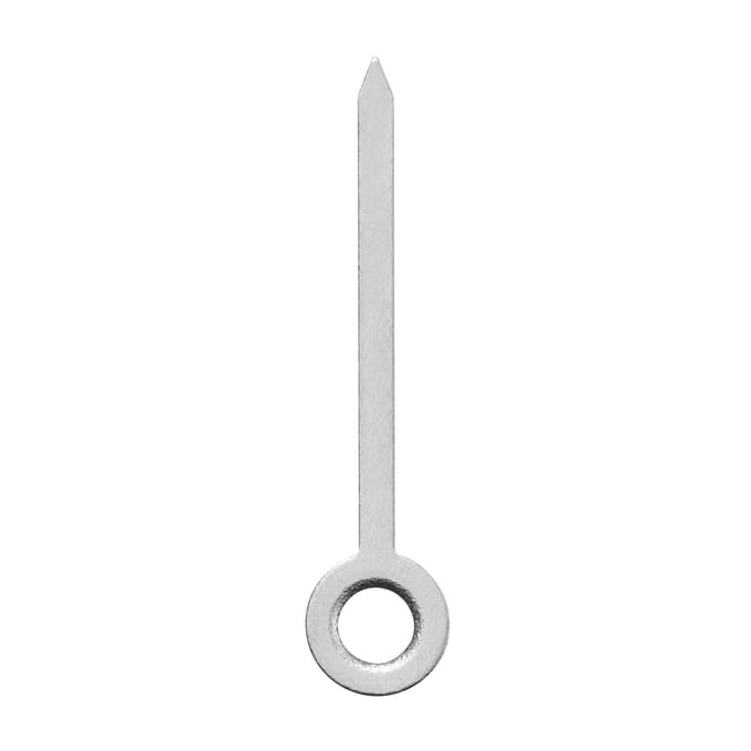 Uurwijzer schroefdraad chroom, gat Ø 1,2 lengte 9,0 mm