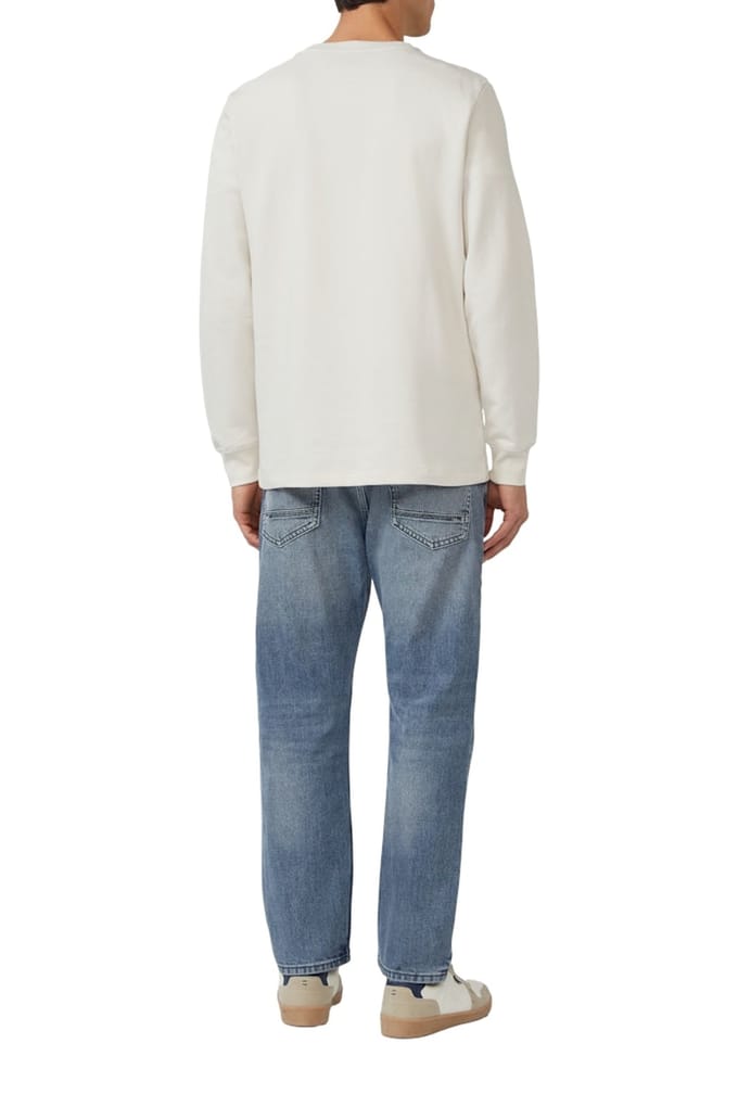 s.Oliver  T-shirts Offwhite Größe: XL | Longsleeves Outlet | Herren | Weiß