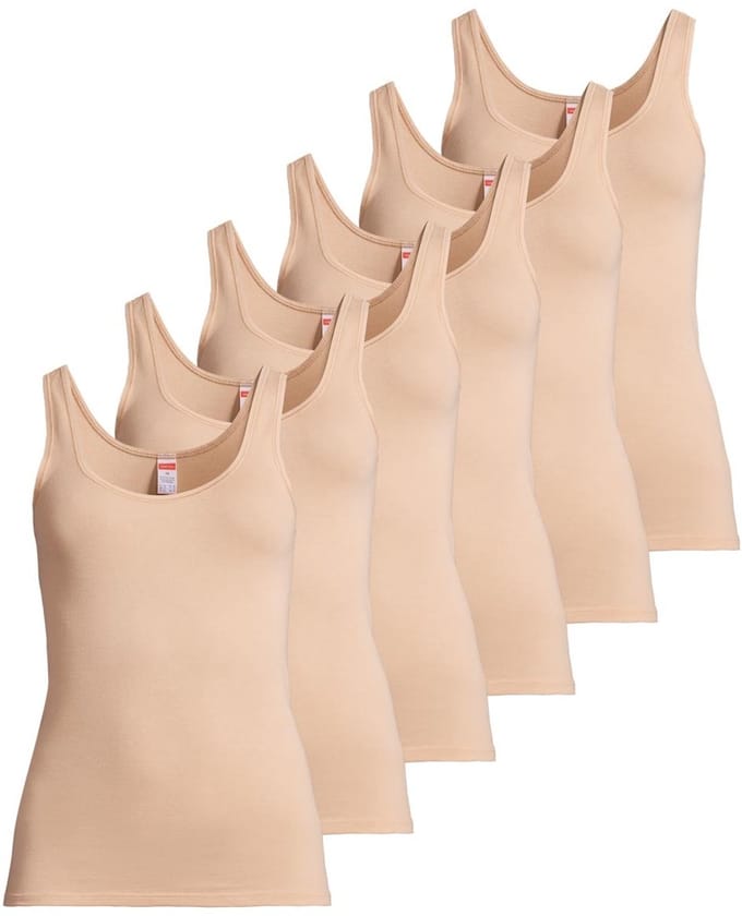 Conta Dames onderhemd 6 pack Feinripp