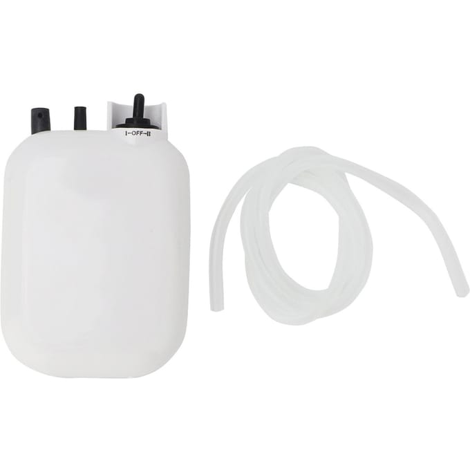 Mini pompe à Air de pêche Ultra silencieuse Portable, accessoire étanche pour pêcheurs white