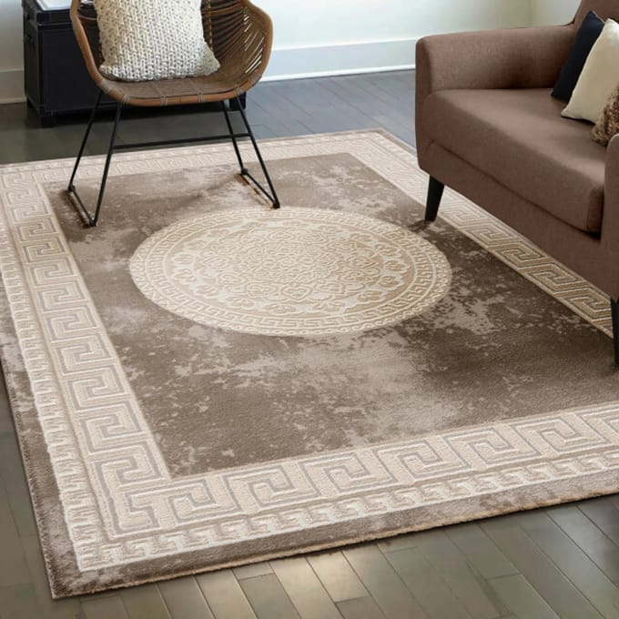 Muratap Harmony laagpolig vloerkleed medaillon 200x280cm