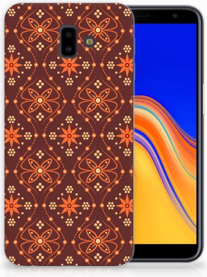 Samsung Galaxy J6 Plus (2018) TPU bumper Batik Brown