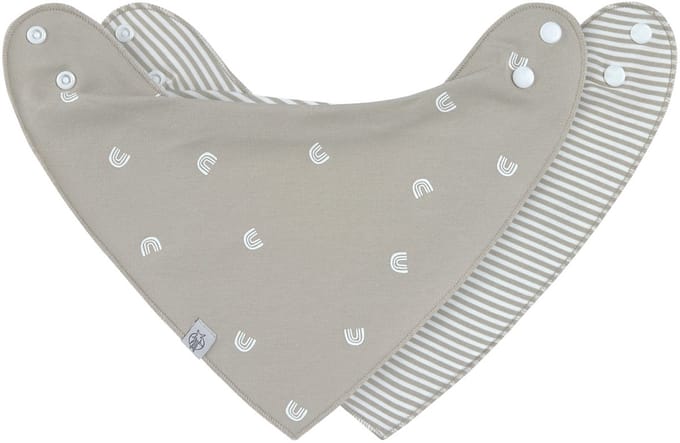 Lässig Bandana Slabbetjes - Rainbow - 2 Stuks