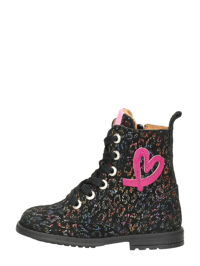 Develab Veterschoen hoog Veterschoen hoog - Zwart - Maat 26
