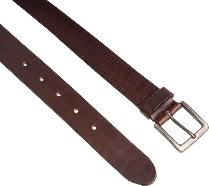 Presly & Sun Heren - Leren riem - Bruin - 90cm