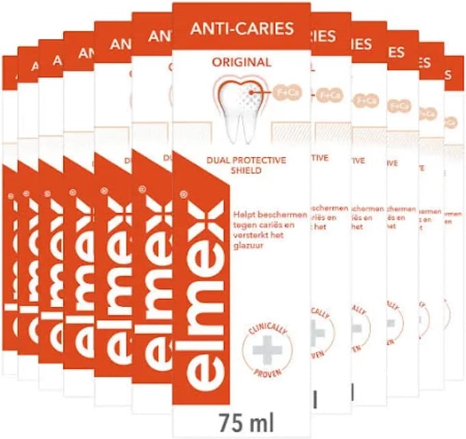 12x Elmex Tandpasta Anti-Cariës 75 ml