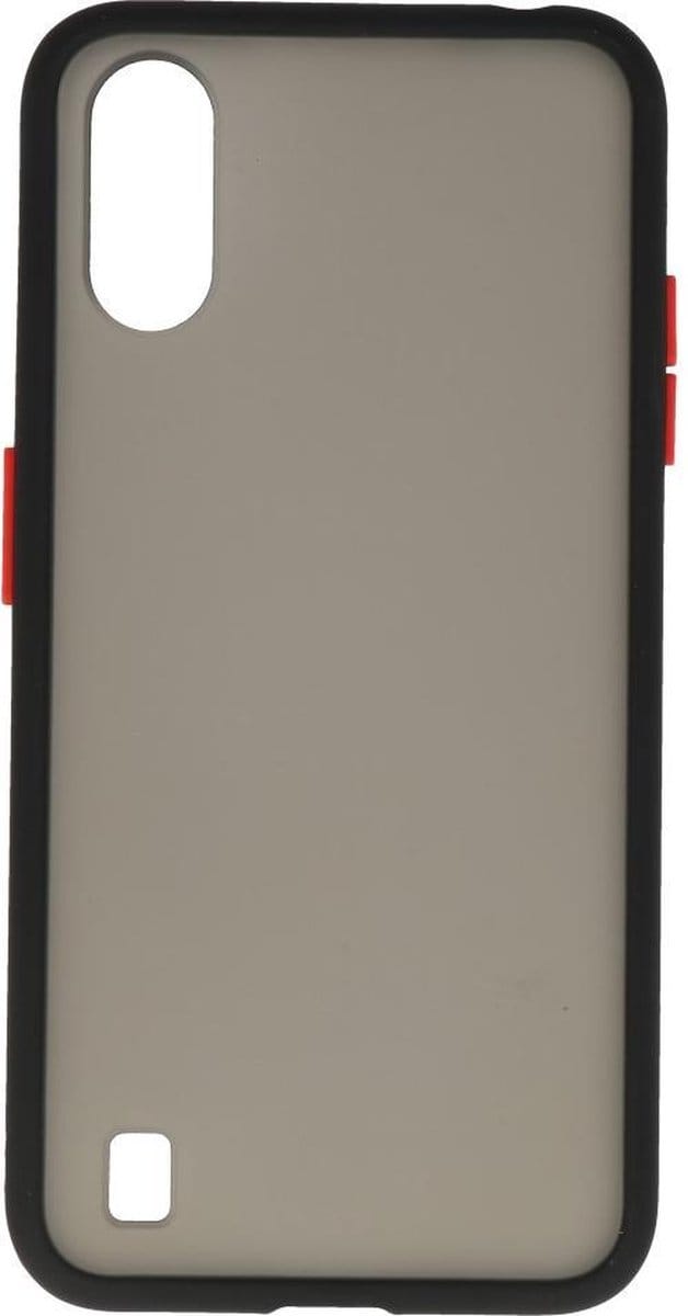 Hardcase Backcover voor Samsung Galaxy A01 Zwart