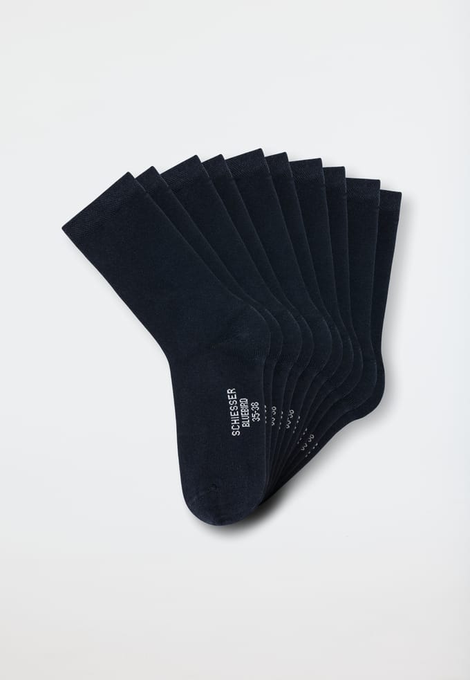 Schiesser Damessokken 5 Pack - Bluebird Dames Sokken blauw