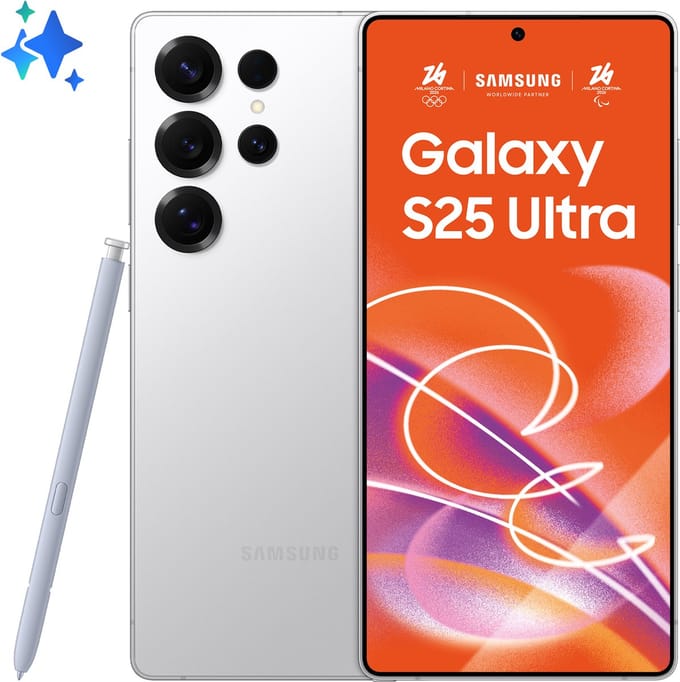 Samsung Galaxy S25 Ultra 5G - 512GB - Titanium White Silver