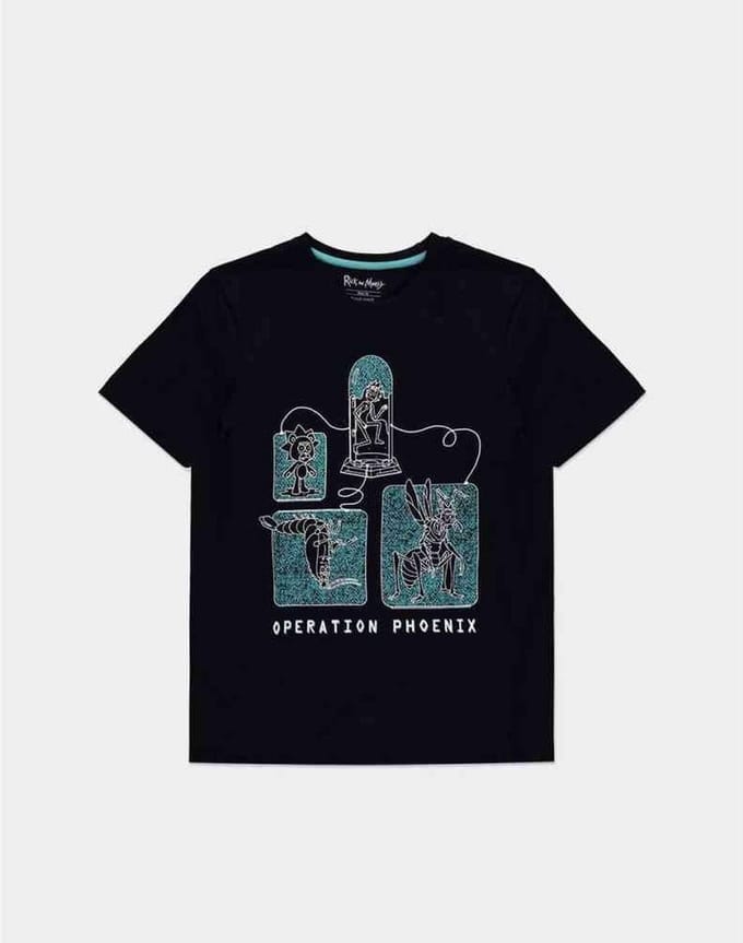 Rick Morty Operation Phoenix Mens TShirt S
