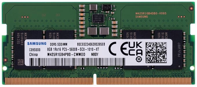 Samsung 8GB DDR5 5600MHz - Laptop Geheugen - SODIMM