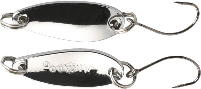 Mikado Trout Spoon 1,5 g – 2,4 cm – Zilver – Forel – Kunstaas – 1 stuk