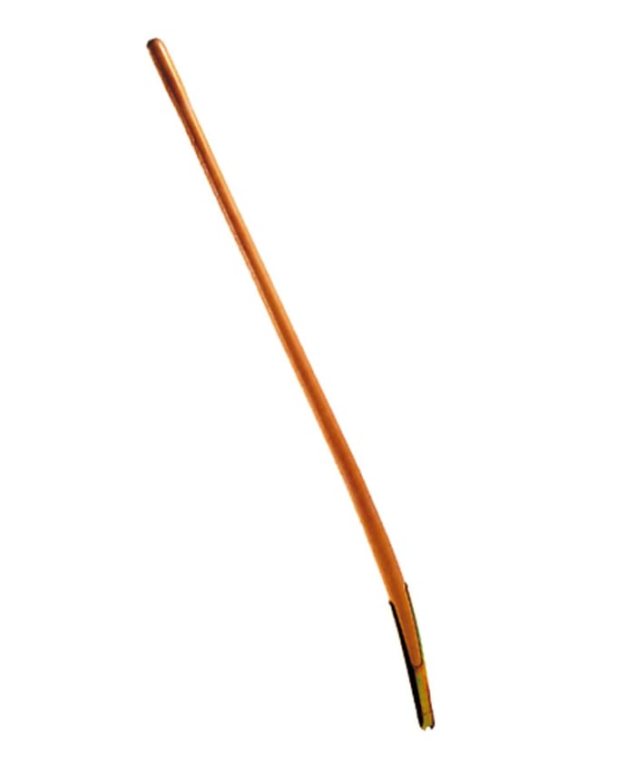 Talen Tools - Greepsteel - Met bus - 130 cm - Gebogen - Essenhout