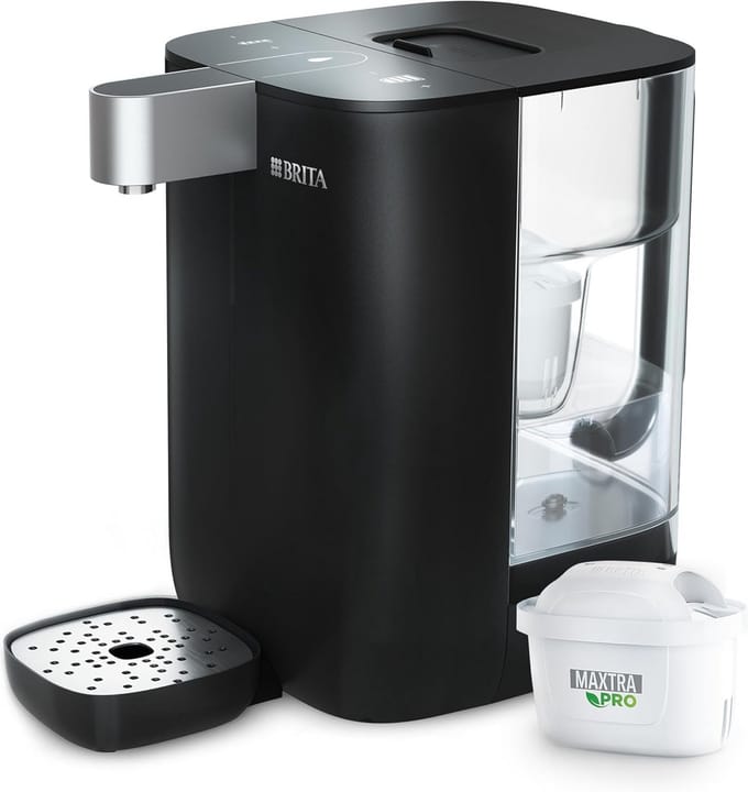 Heetwaterdispenser - Direct warm water - Dranken bereiden - Instelbare temperatuur - 4 Liter tank - Zwart