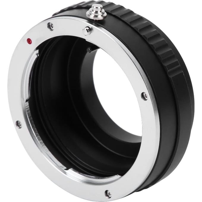 Bague Adaptateur d'Objectif Manuel en Métal pour Objectif Minolta AF à Adapter pour Appareil Photo à Monture M43 black