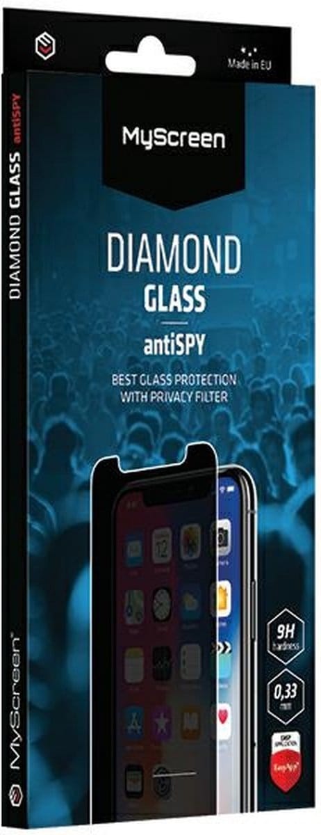 MyScreen Protector AntiSPY Diamond - Telefoonsticker - Samsung Galaxy S24 - Privacybescherming - Diamenthardheid