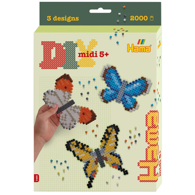 Hama Starterset Vlinders 2000 beads Strijkkralen & -parels