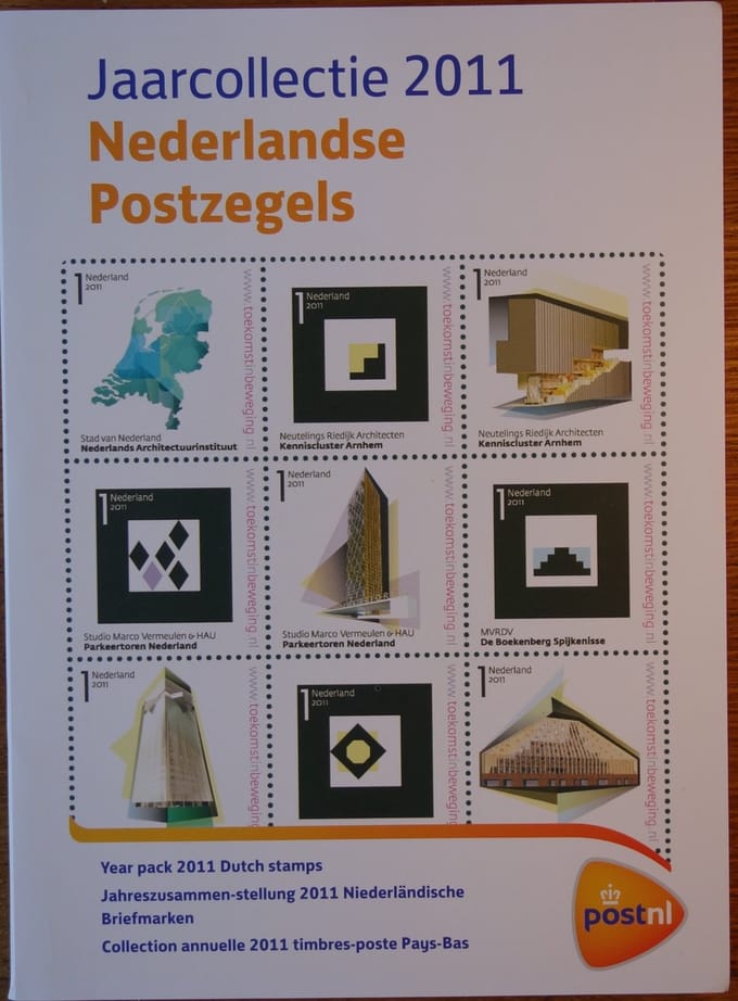 Jaarcollectie 2011 Nederlandse bijzondere postzegels