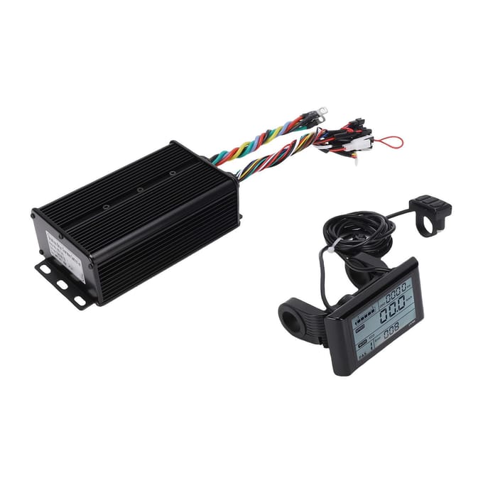 Mountainbike Motor Controller met SW900 Display Meter Zwart 18 Buizen 60A Sinusgolf 3 Modus Controller black