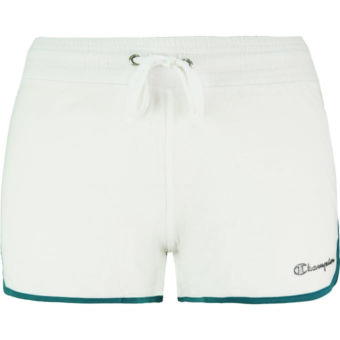 Champion Logo Dames Wit Korte Broek
