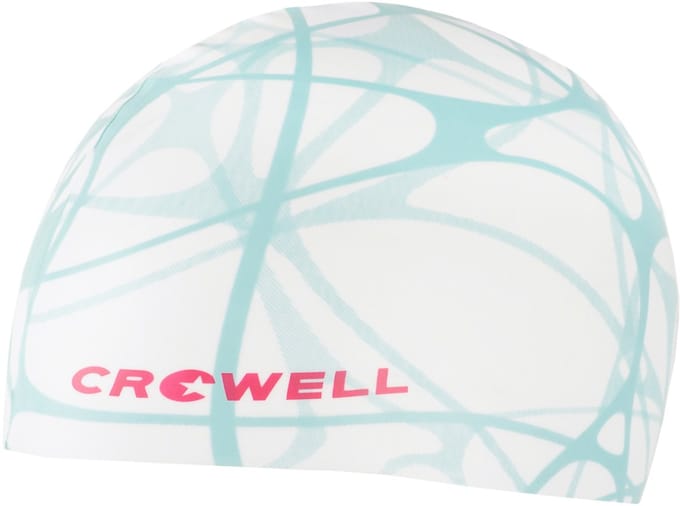 Crowell Badmuts Zwem Siliconen Teide Wit-Blauw kol.7